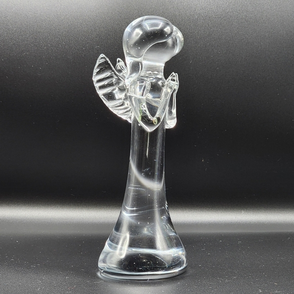 Other - Vintage‎ Art Glass Angel Figure Handcrafted Signed Lyn78 Holiday Decor